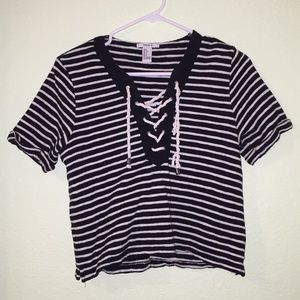 striped B&W forever 21 shirt!!!